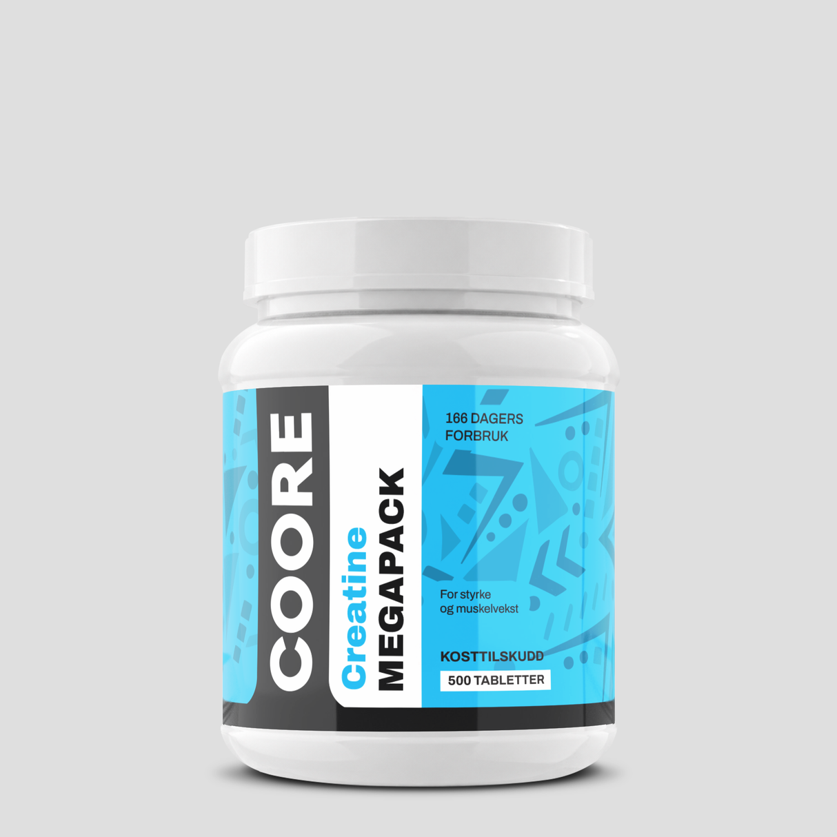 COORE Creatine Monohydrat+ - MEGAPACK 500 tabs