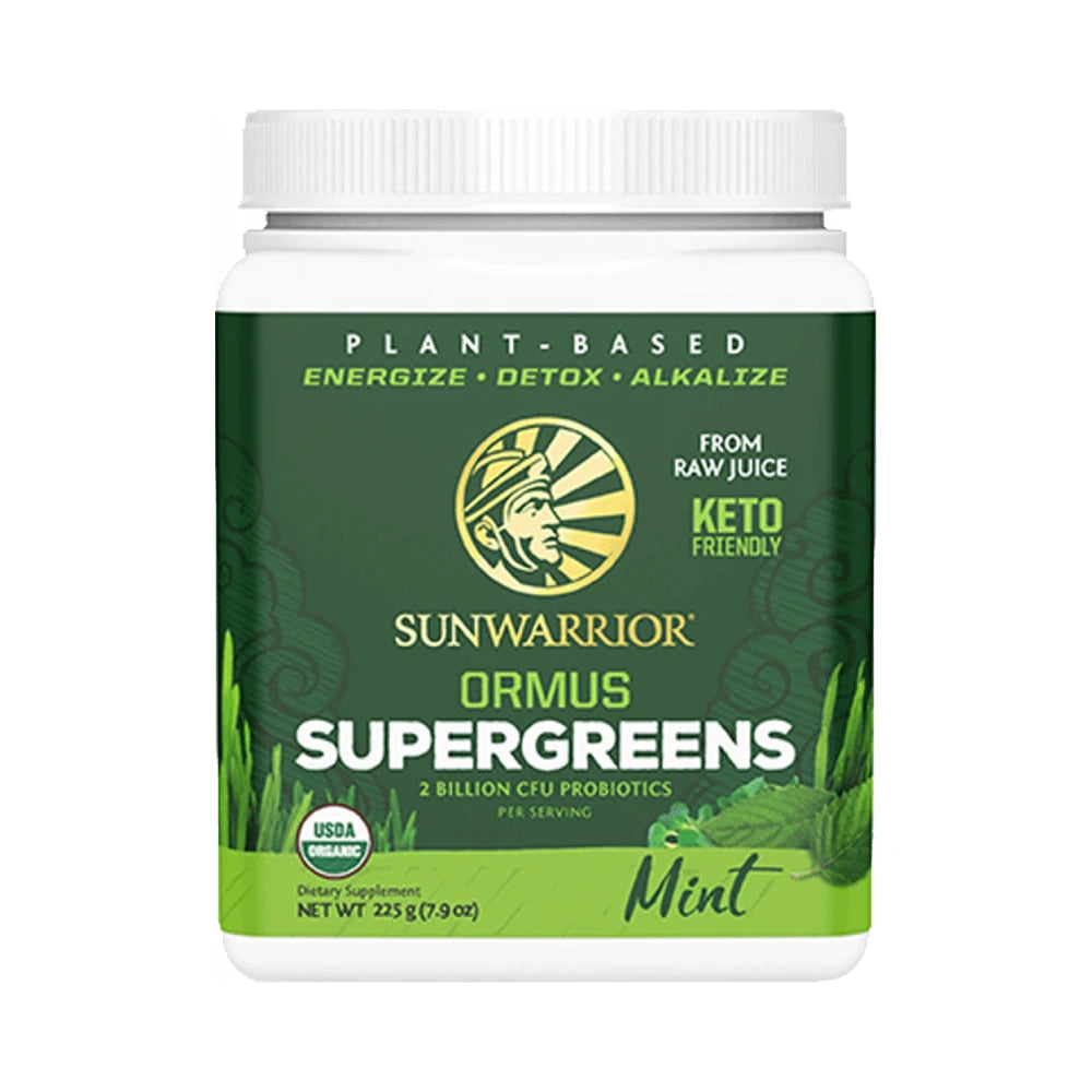 Sunwarrior Ormus Super Greens Organic (225g) (organic) Mint