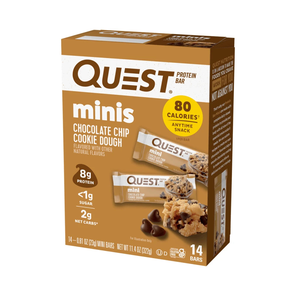 Quest Nutrition Quest Mini Bars (14x23g) Chocolate Chip Cookie Dough