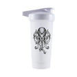 Performa Activ shaker 800 ml Kraken – hvit shaker med ActionRod