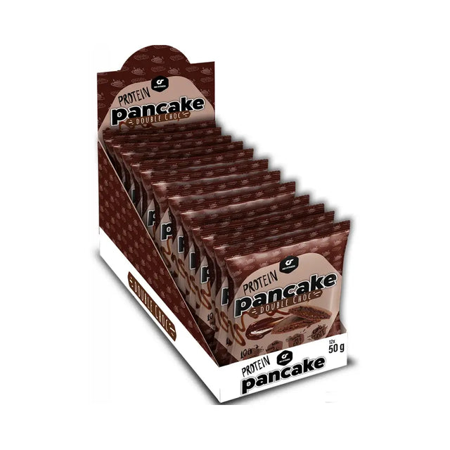 Go Fitness Protein Pancake 12 x 55 g Double Choc – ferdigstekte proteinpannekaker