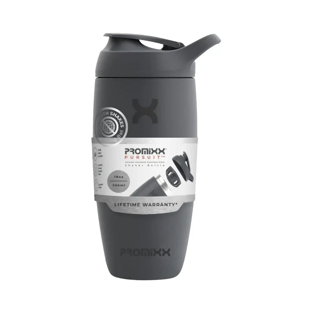 Promixx Pursuit Insulated Stainless Steel Shaker (550ml) Graphite