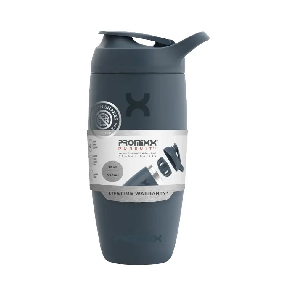 Promixx Pursuit Insulated Stainless Steel Shaker (550ml) Midnight Blue