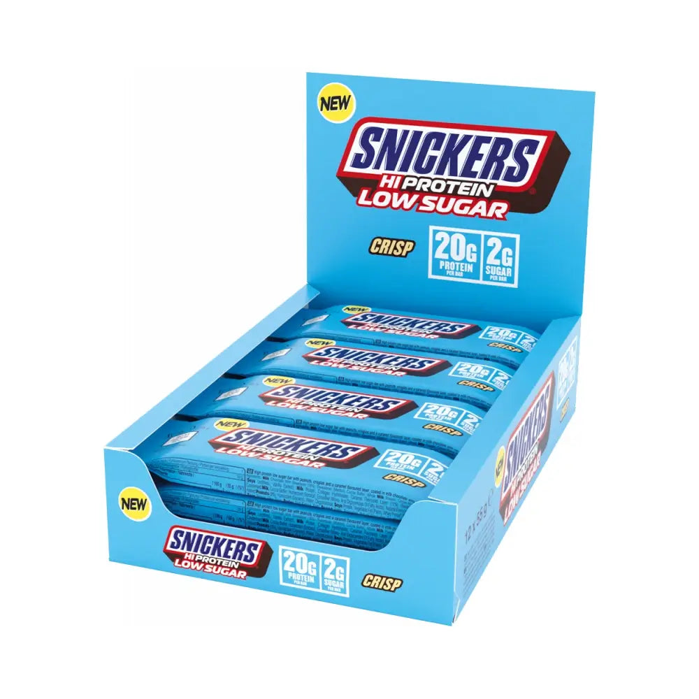 Snickers Crisp Low Sugar High Protein Bar (12x55g)