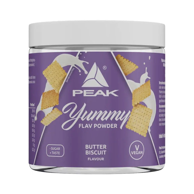 Peak Yummy Flav Powder 100 g Butter Biscuit – smakspulver uten sukker