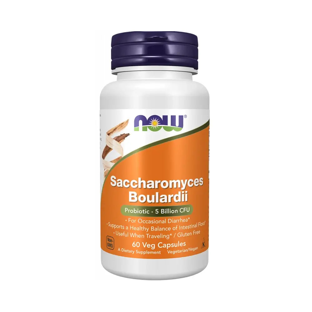 Now Foods Saccharomyces Boulardii 5 Billion Cfu (60 Vcaps)