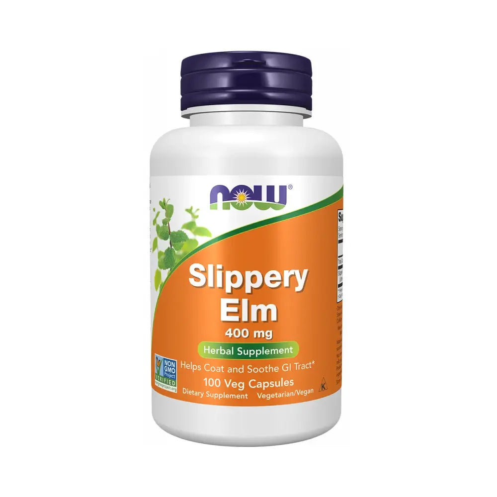 Now Foods Slippery Elm 400mg (100 Vcaps)