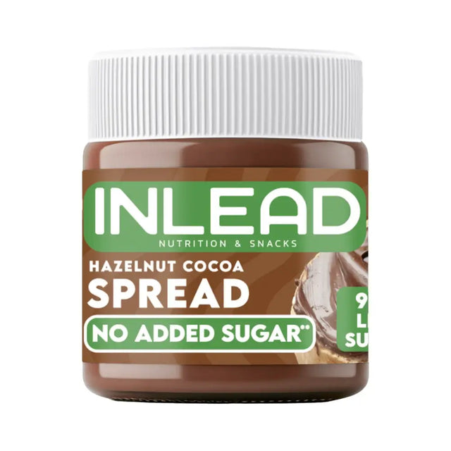 Inlead Spread 200 g Hazelnut Cocoa – sjokolade- og hasselnøttpålegg uten tilsatt sukker