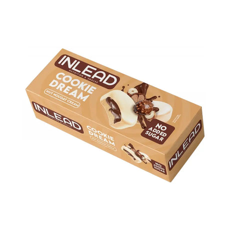 Inlead Cookie Dream 128 g Nut Nougat Cream – sprø kjeks med nougatkrem uten tilsatt sukker