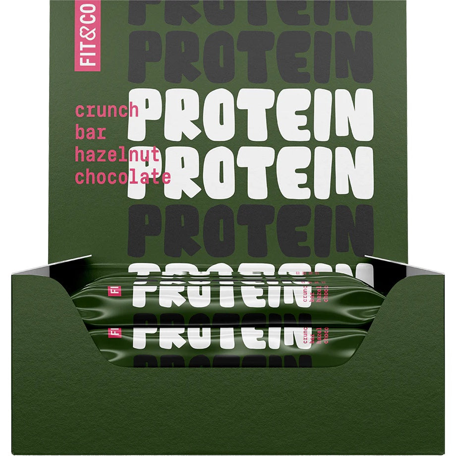 Fit & Co Protein Soft Bar 10x55g - Hazelnut Chocolate