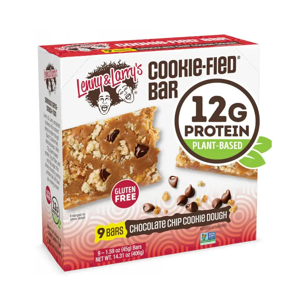 Lenny & Larry's The Complete Cookie-fied Bar (9x45g) Chocolate Chip Cookie Dough