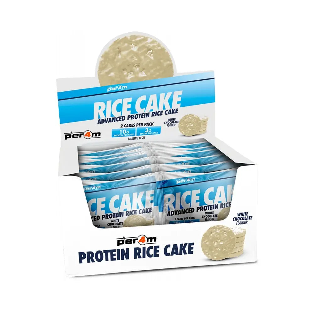 Per4m Advanced Protein Rice Cakes (12x64g) White Chocolate