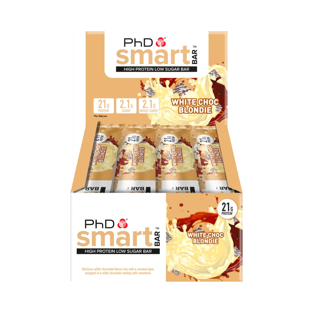 PhD Smart Bar (12x64g) White Chocolate Blondie