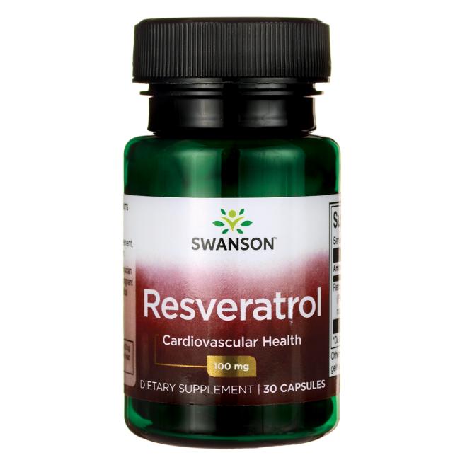 Swanson Resveratrol 100 mg 30 Caps