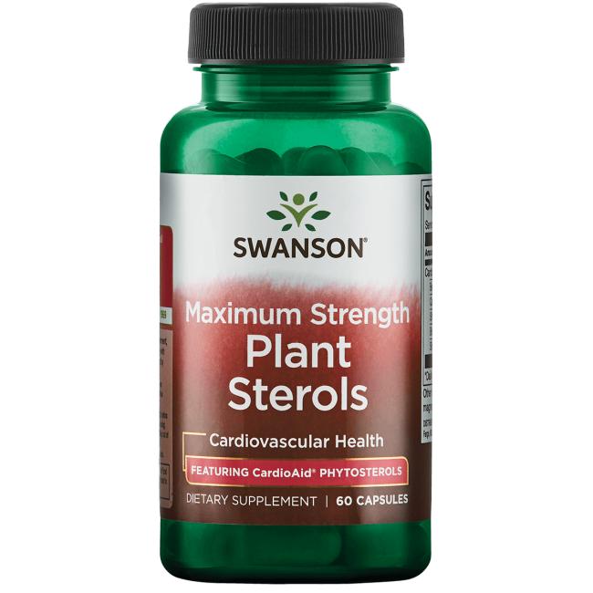 Swanson Maximum Strength Plant Sterols - Featuring Cardioaid Phytosterols 60 Sgels