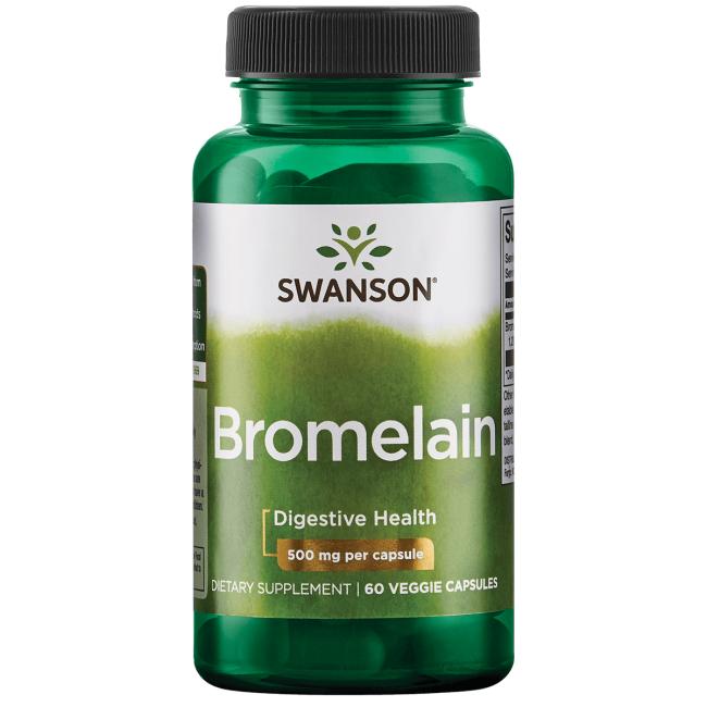 Swanson Bromelain 500 mg 60 Veg Caps