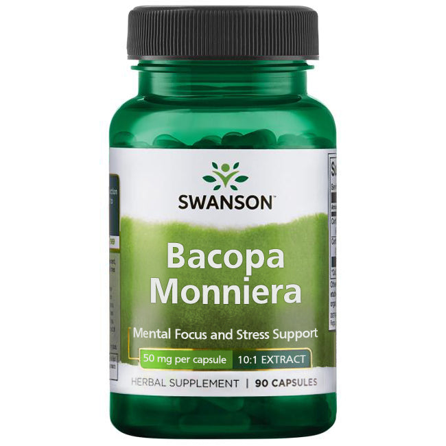Swanson Bacopa Monnieri - 10:1 Extract 50 mg 90 Caps