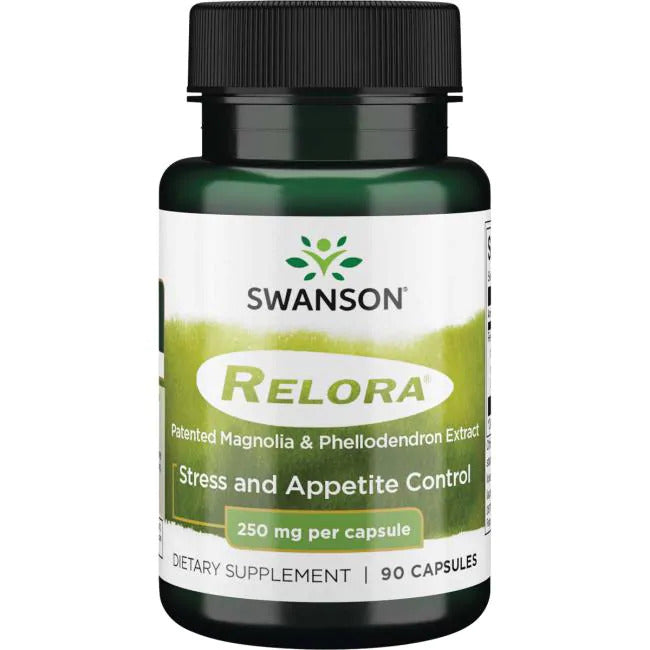 Swanson Relora - Patented Magnolia & Phellodendron Extract 250 mg 90 Caps