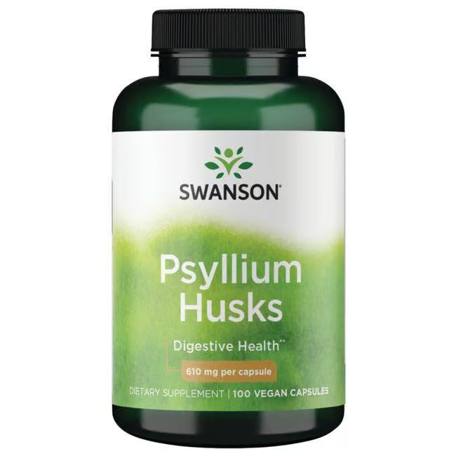 Swanson Psyllium Husks 610 mg 100 Vegan Caps