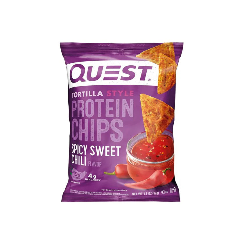 Quest Nutrition Protein Tortilla Chips 32g Spicy Sweet Chili