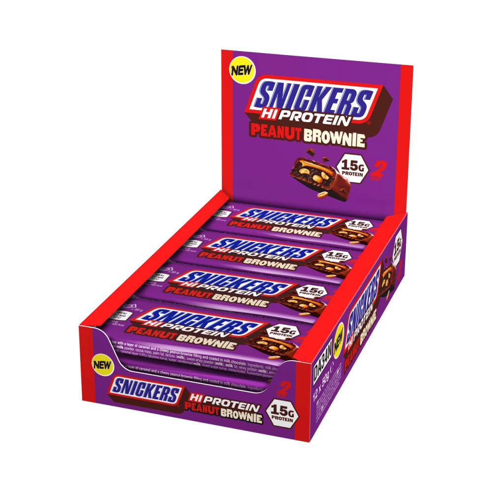 Snickers High Protein Bar - Peanut Brownie (12x50g)