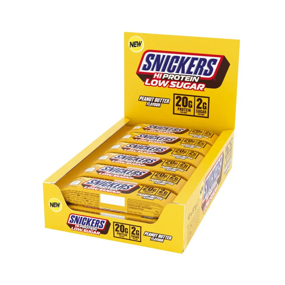 Snickers Peanut Butter Low Sugar High Protein Bar (12x57g)