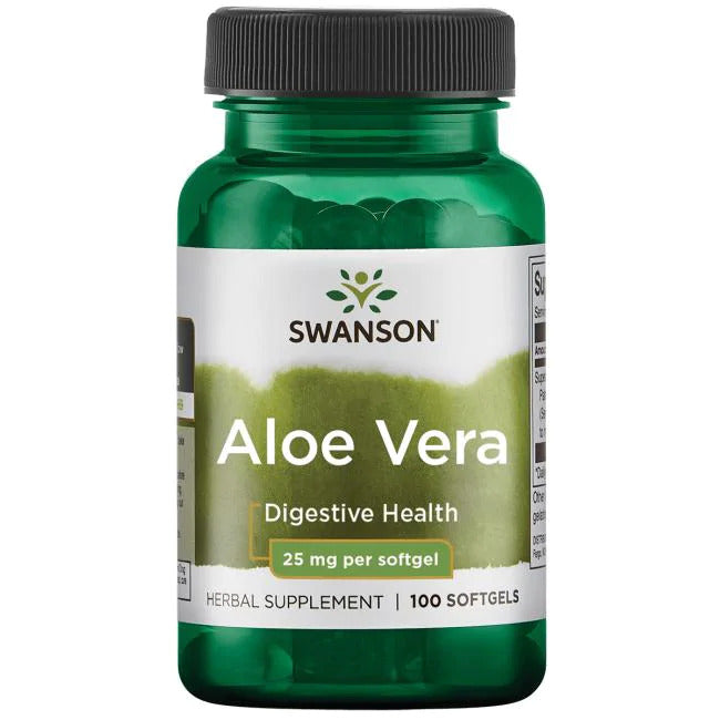 Swanson Aloe Vera, 25 mg, 100 Sgels, Swanson Vit