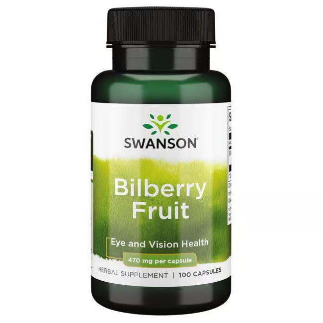 Swanson Bilberry Fruit 470 mg 100 caps