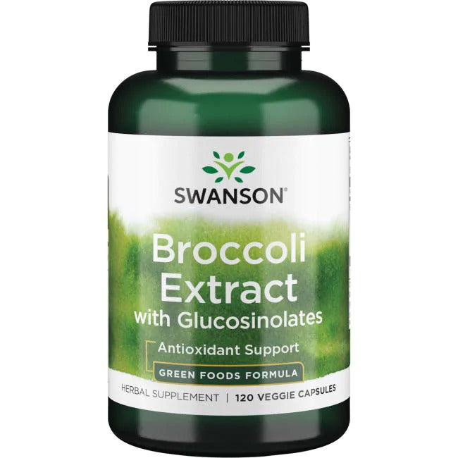 Swanson Broccoli Extract with Glucosinolates 600 mg 120 Vegan Caps