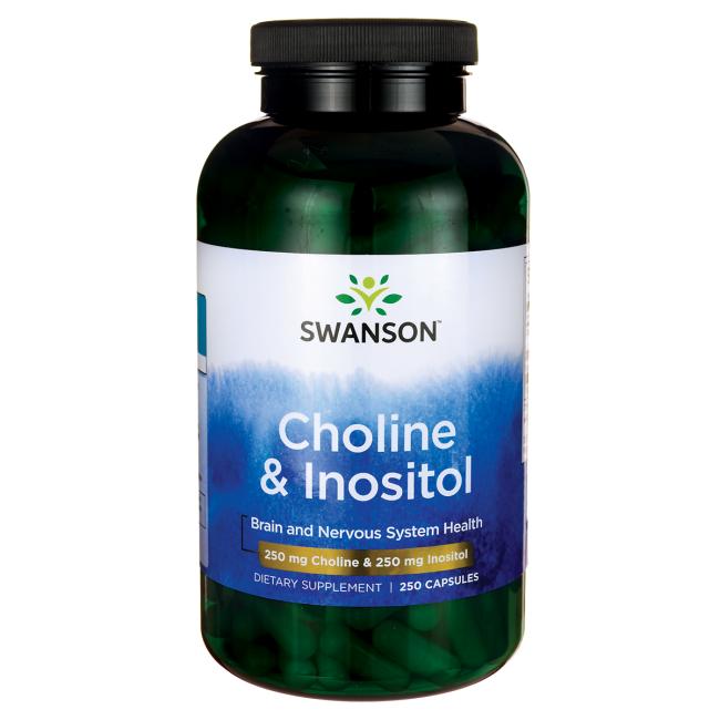 Swanson Choline & Inositol (250 kapsler)