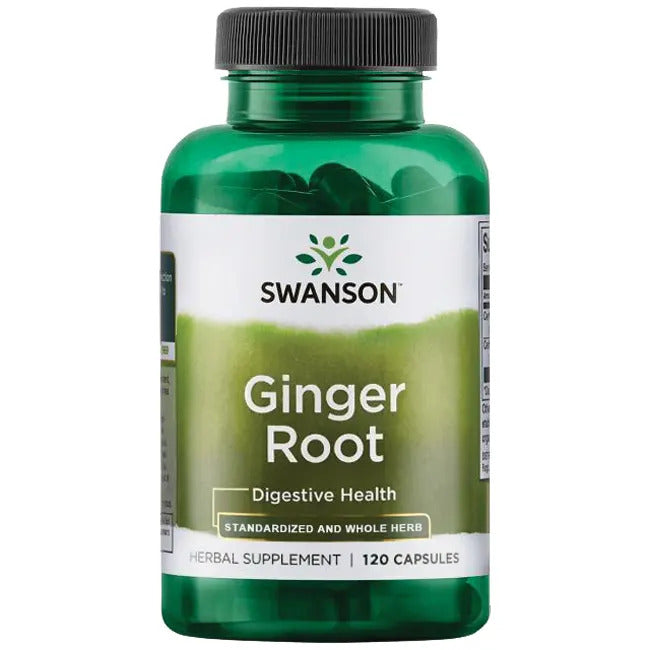Swanson Herb Ginger Root Std 250 mg 120 caps
