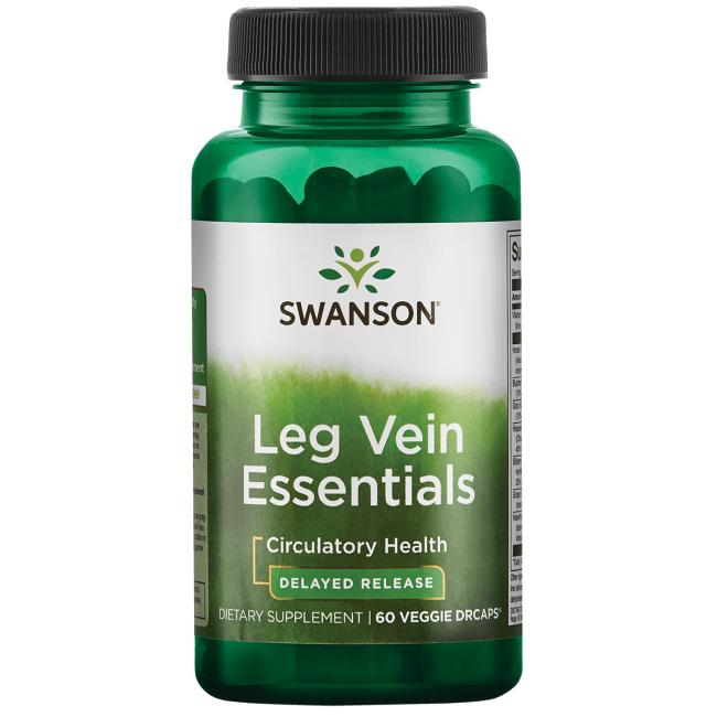 Swanson Leg Vein Essentials - Designed Release 60 Vegan Caps