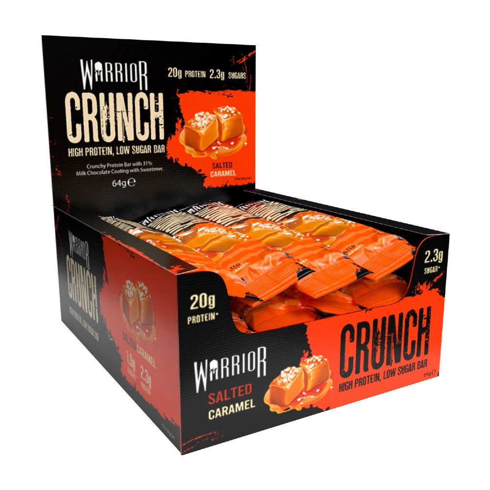 Warrior Crunch Bar - 12 x 64 g - Salted Caramel