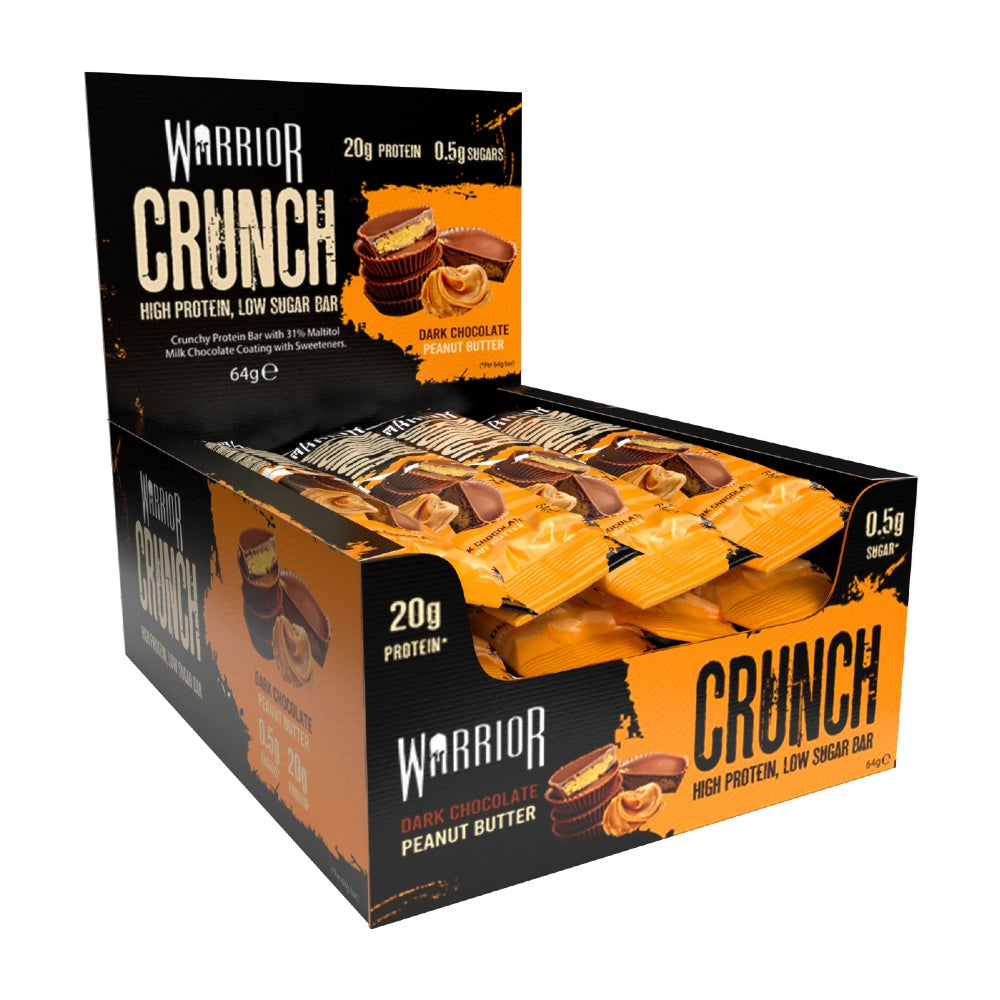 Warrior Crunch Bar - 12x64g - Dark Chocolate Peanut Butter