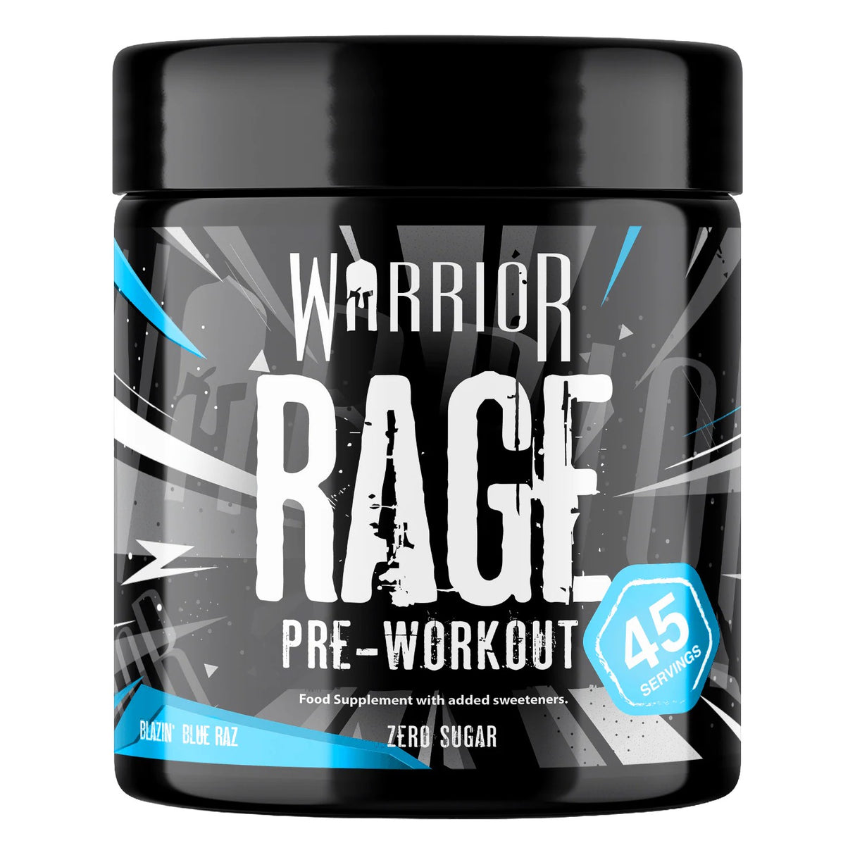 Warrior Rage Preworkout - 392g - Blue Raspberry