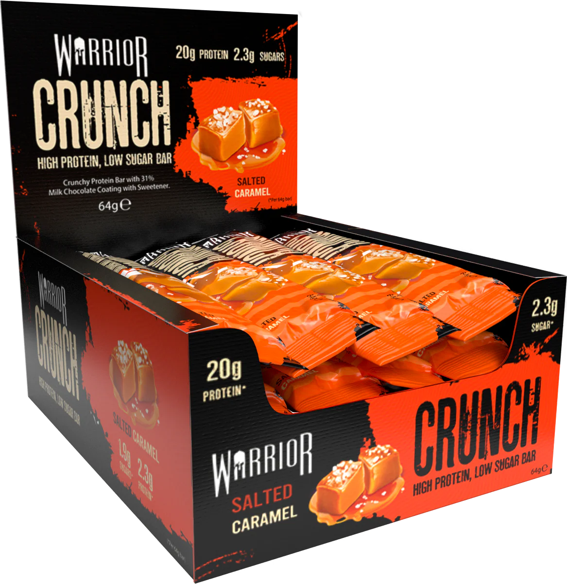 Warrior Crunch Bar - Salted Caramel 64g